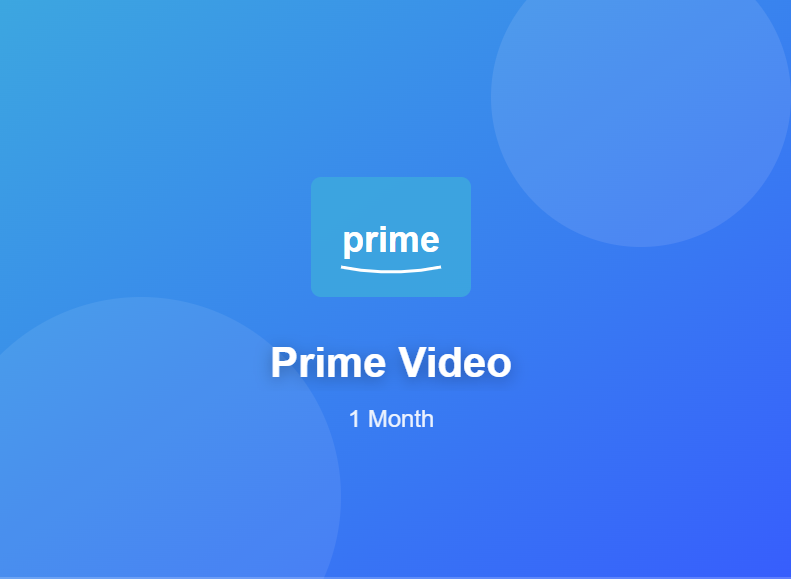 ขาย Amazon Prime Video ดูได้ 1 เดือน 1 อุปกรณ์