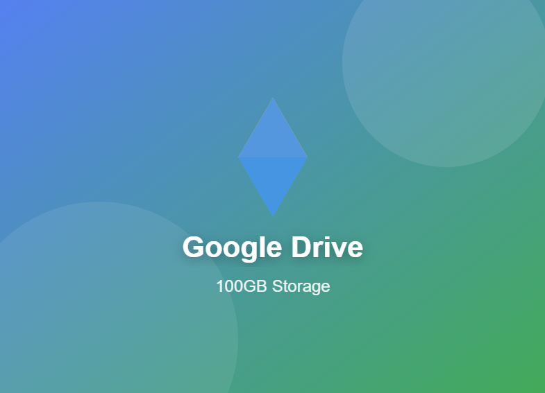 Google Drive 100GB เพิ่มในเมลล์ลูกค้า (รายปี)