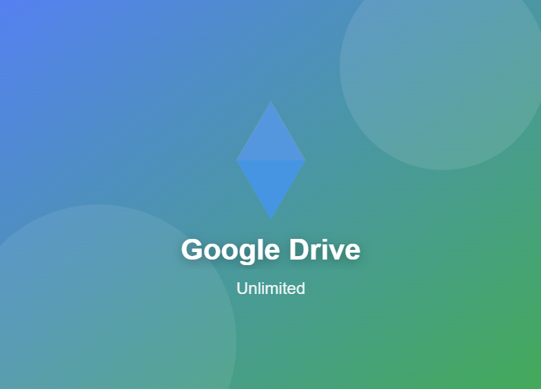 ขายบัญชี Google Drive Unlimited พื้นที่ไม่จำกัด