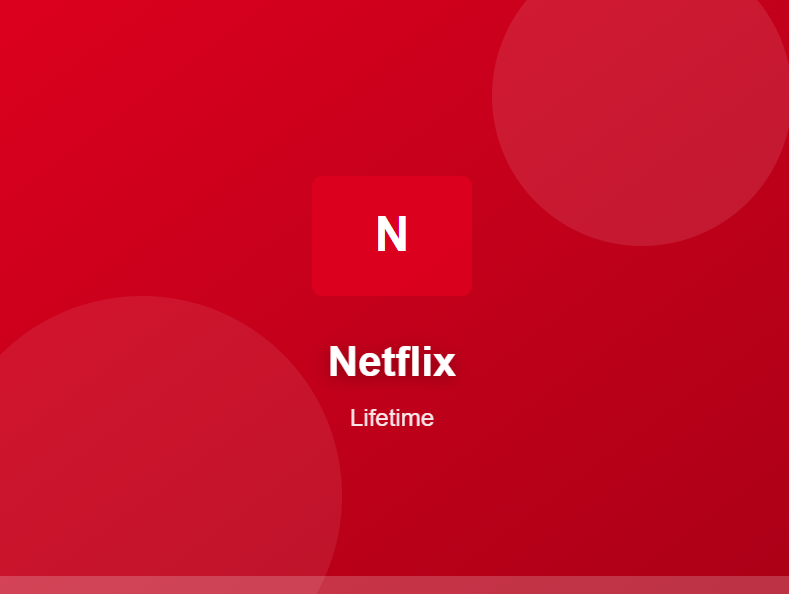ขาย Netflix Premium LifeTime ดูได้ตลอดชีพ รับประกัน 1 ปี