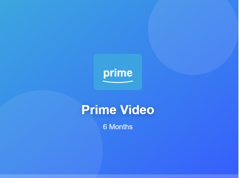 ขาย Amazon Prime Video ดูได้ 6 เดือน 1 อุปกรณ์